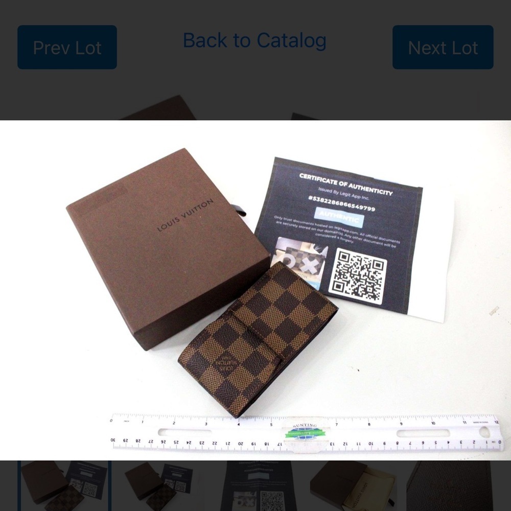 Louis Vuitton Damier Ebene Wallet - Picture 2 of 8